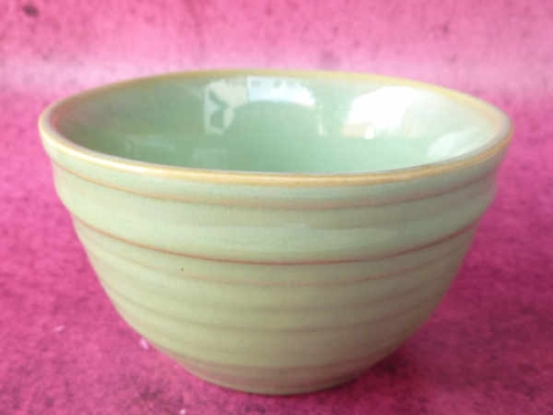 Räucherschale Keramik Grün