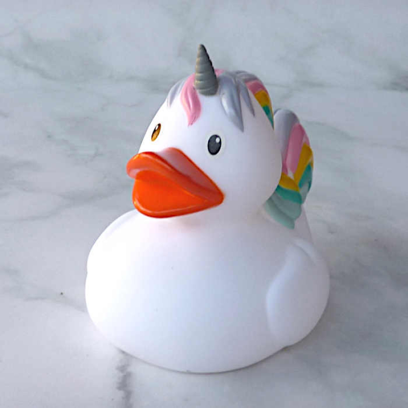 Einhorn Badeente Gummiente Quietscheente Badespielzeug