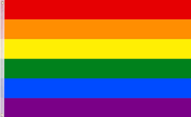 Regenbogenflagge zum Hissen  90x150cm