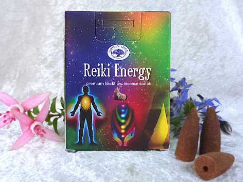 Rückfluss Wasserfall Räucherkegel  Reiki Energy