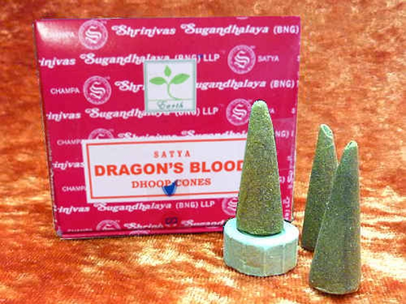 Satya Drachenblut Dragons Blood Räucherkegel