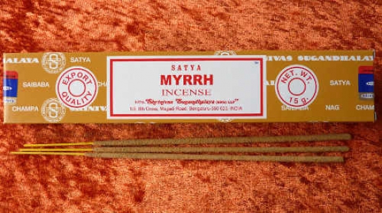 Satya Myrrh Räucherstäbchen