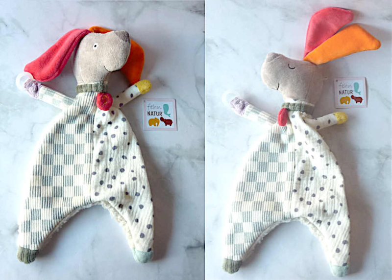 o Schnuffeltuch Schmusetuch Hund Einschlafhilfe Baby