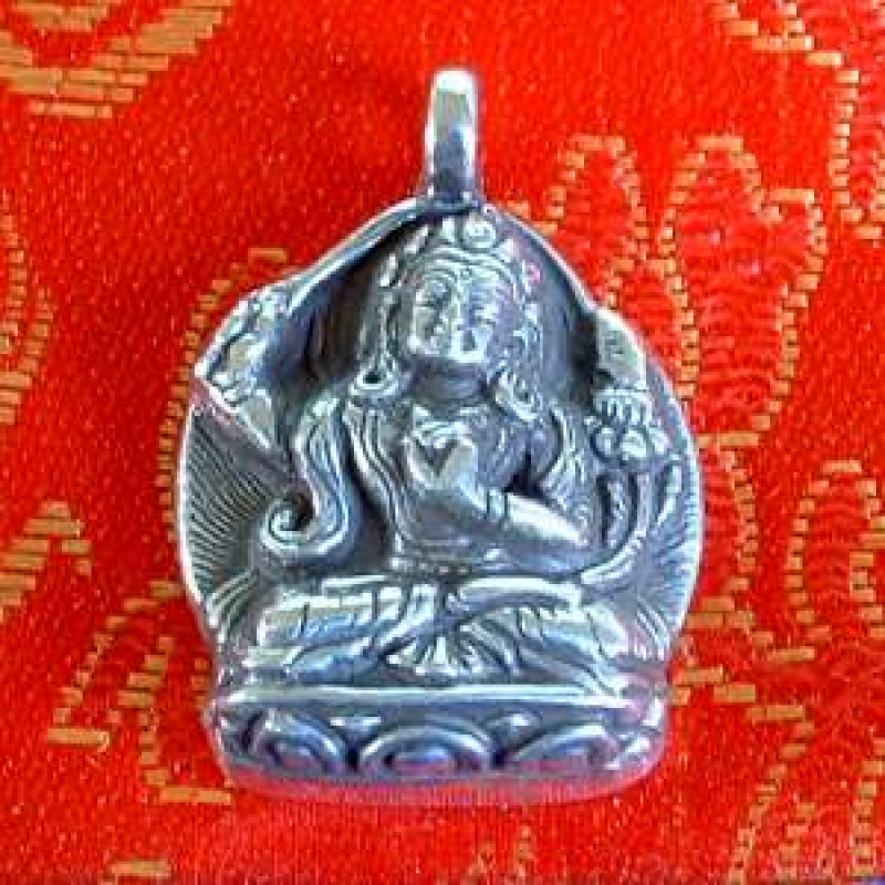 Spiritueller Silber-Anhänger  Buddha Manjushri