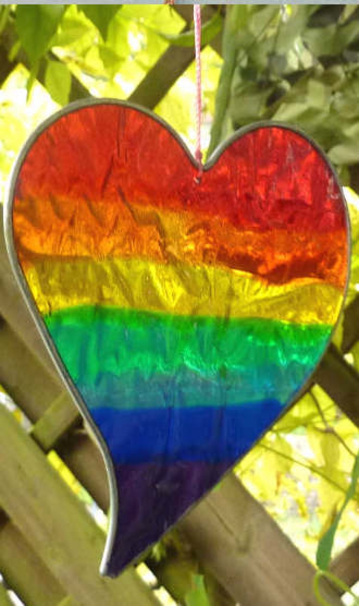 Mobile Suncatcher Herz