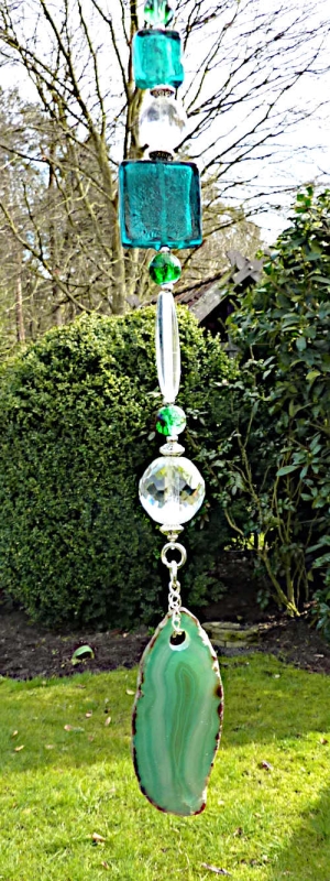 Suncatcher Türkiser Achat  73 cm