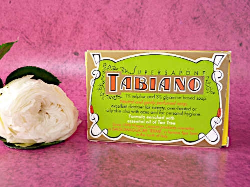 Tabiano bio Schwefelseife mit Glycerin Teebaumöl  125g