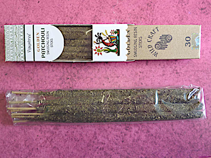 Vijayshree Wild Craft Smudge Räucherstäbchen Golden Patchouli
