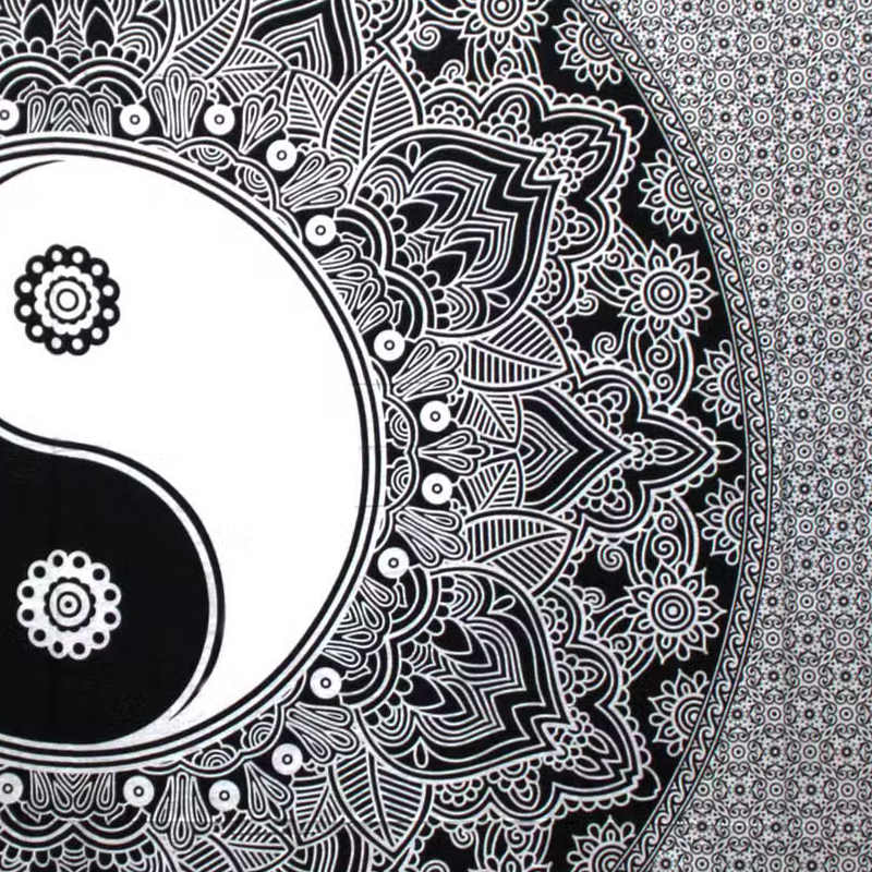 Yin Yang Tagesdecke