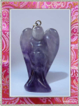 Amethyst Engel Edelsteinanhänger