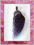 Amethyst Engelsflügel Edelsteinanhänger