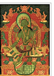 Briefkarte Klappkarte Wesise Tara