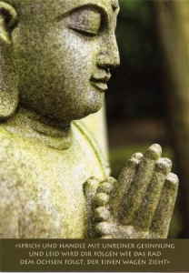 Buddha Postkarte 