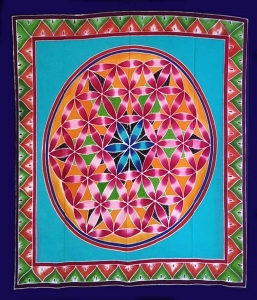 Blume des LebensBlume des Lebens Mandala  Wandtuch  Dekotuch