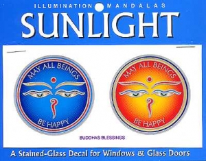 Fenstersticker Aufkleber Buddhas Blessing  Sunlight