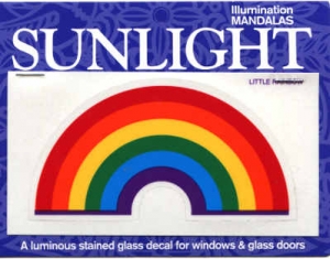 Fenstersticker Aufkleber Regenbogen  Sunlight
