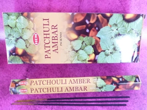 HEM  Patchouli-Amber Räucherstäbchen