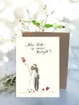 Glückwunschkarte Hochzeit