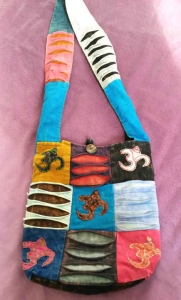 indische Tasche Patchwork OM