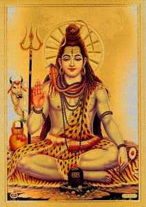Indisches Bild Poster Gott Shiva