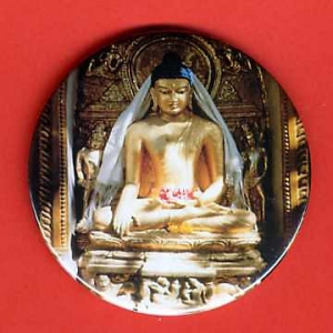 Magnet Buddha rund