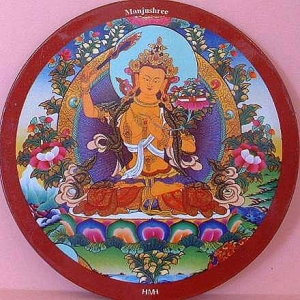 Magnet Manjushri rund