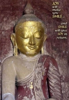 Postkarte Buddha mit Zitat 