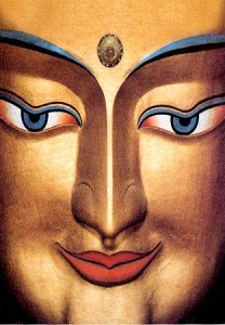 Postkarte mit Budda-Zitat 