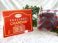 Precious Chandan Sandelholz Räucherkegel HEM
