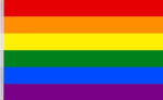Regenbogenflagge zum Hissen  90x150cm