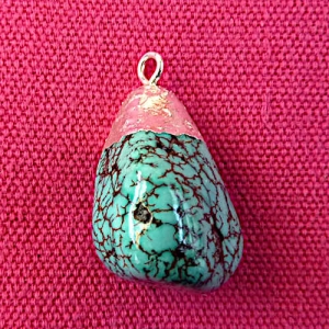 Türkis Nugget Anhänger  2