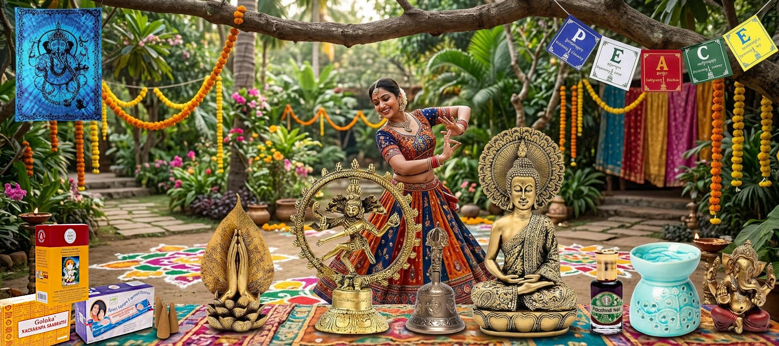 Räucherstäbchen, indische Duftöle, Indien Deko